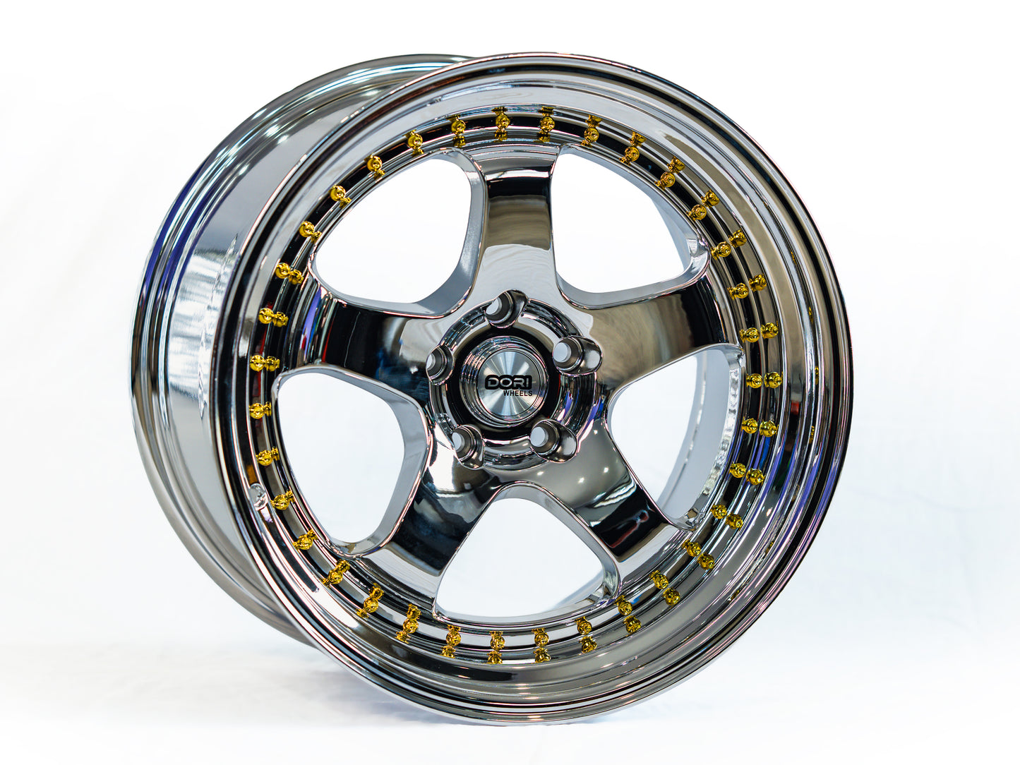 DORI ICHI 18x10.5 +22 5x114.3 Chrome