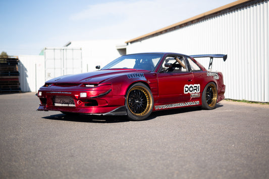 DORI SAN on Nissan Sonvia (Black with Bronze lip)