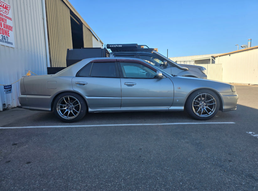 DORI NI on Nissan Skyline R34 4 Door – Dori Wheels