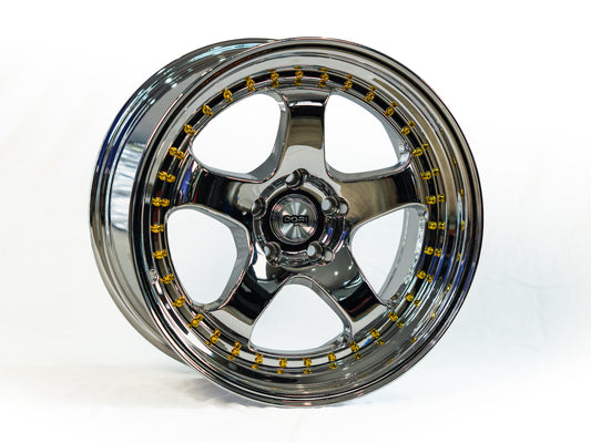 DORI ICHI 18x9.5 +30 5x120 Chrome