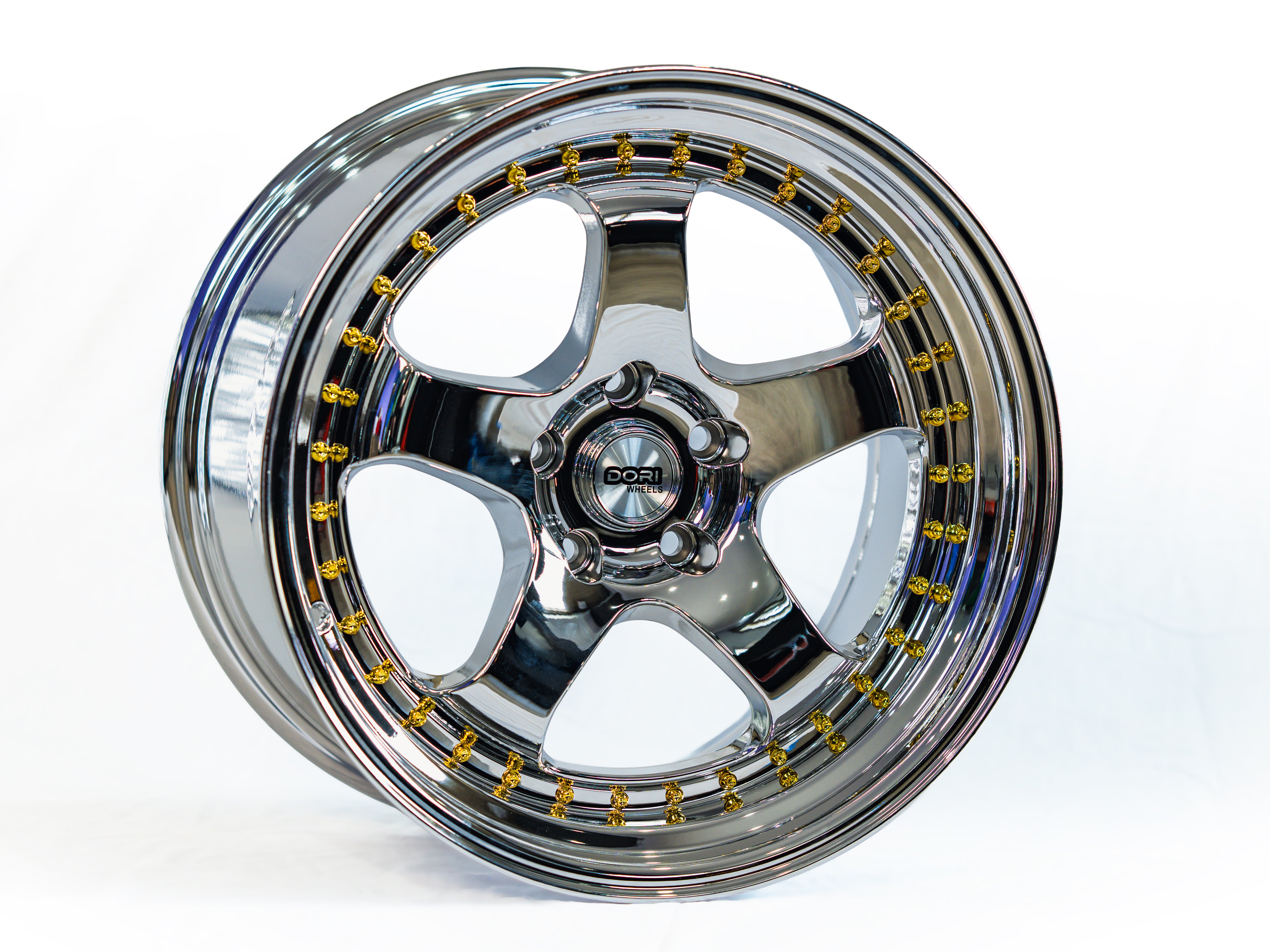 DORI ICHI 18x9.5 +22 5x114.3 Chrome – Dori Wheels