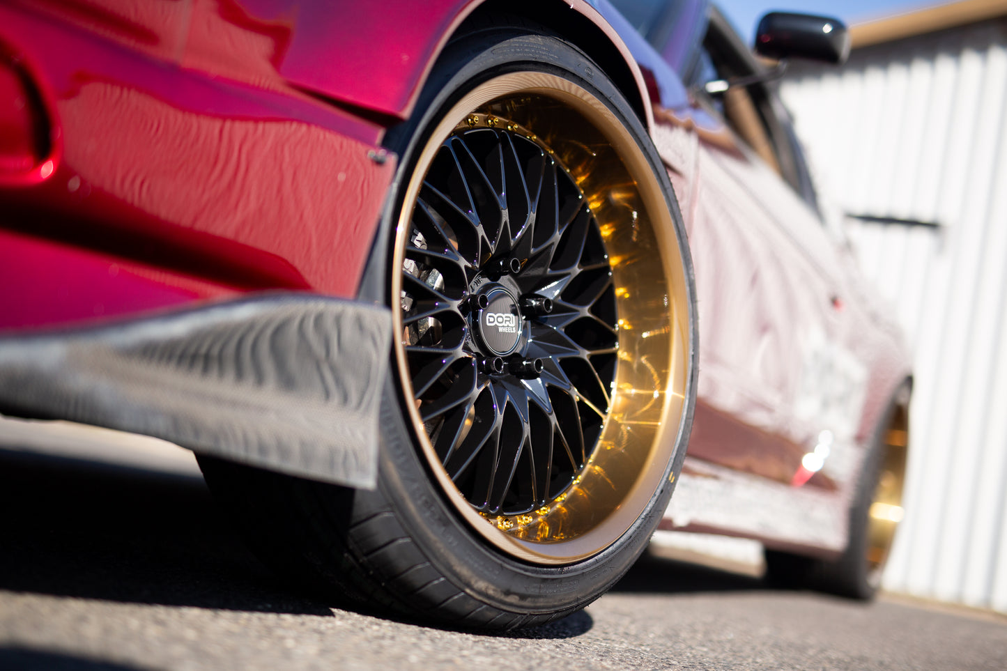 DORI SAN on Nissan Sonvia (Black with Bronze lip)