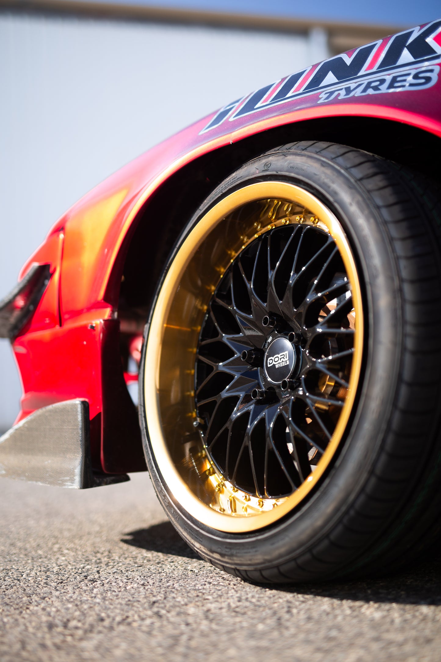 DORI SAN on Nissan Sonvia (Black with Bronze lip)