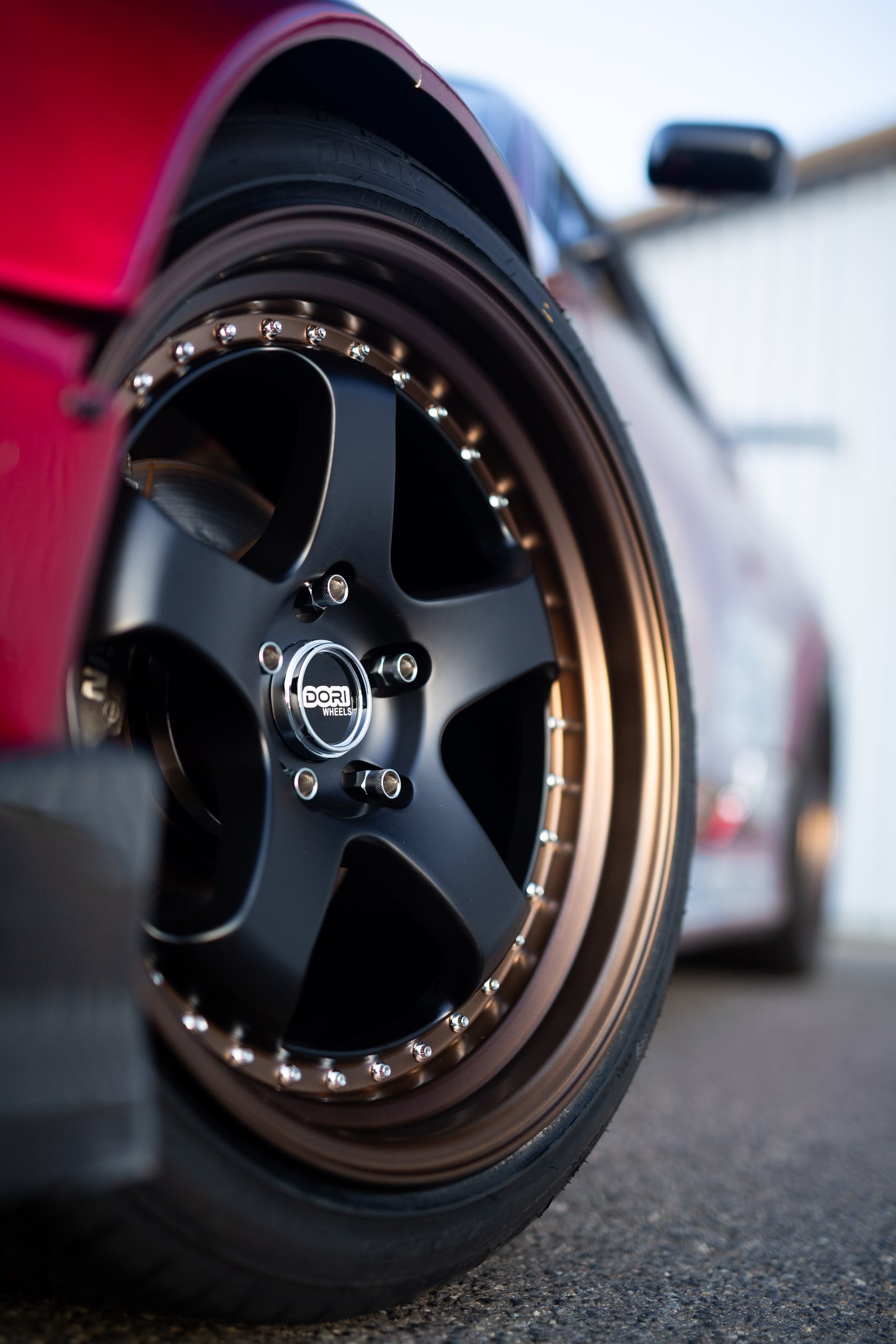 DORI ICHI on Nissan Sonvia (Black with Bronze lip)